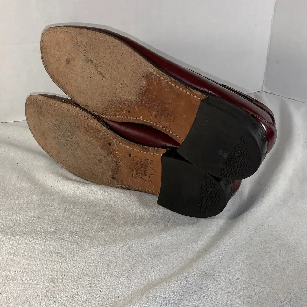 Sebago Men's Tassel Loafers in Burgundy